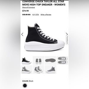 Converse All Star Chuck Taylor Move High-Top Platform Sneakers